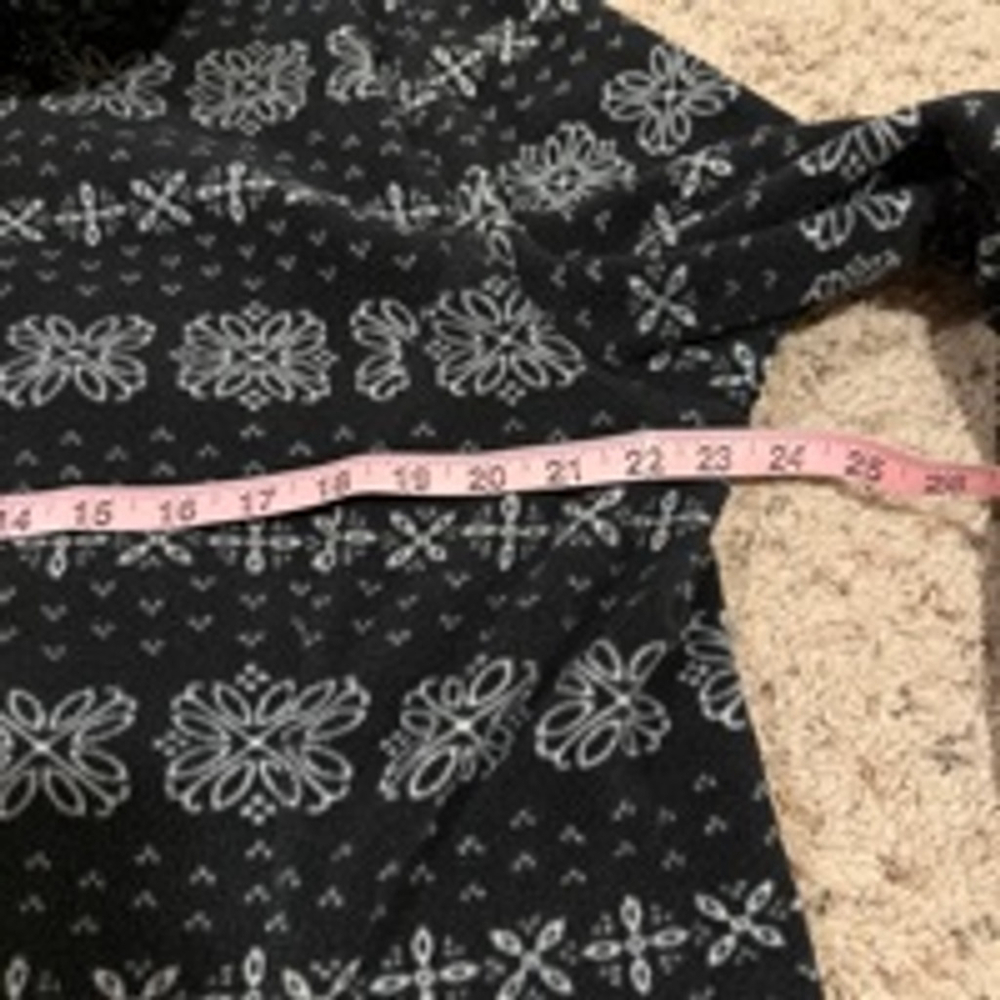 Women's Old Navy Fleece Zip Front XXL Black Gray - Picture 2 of 6